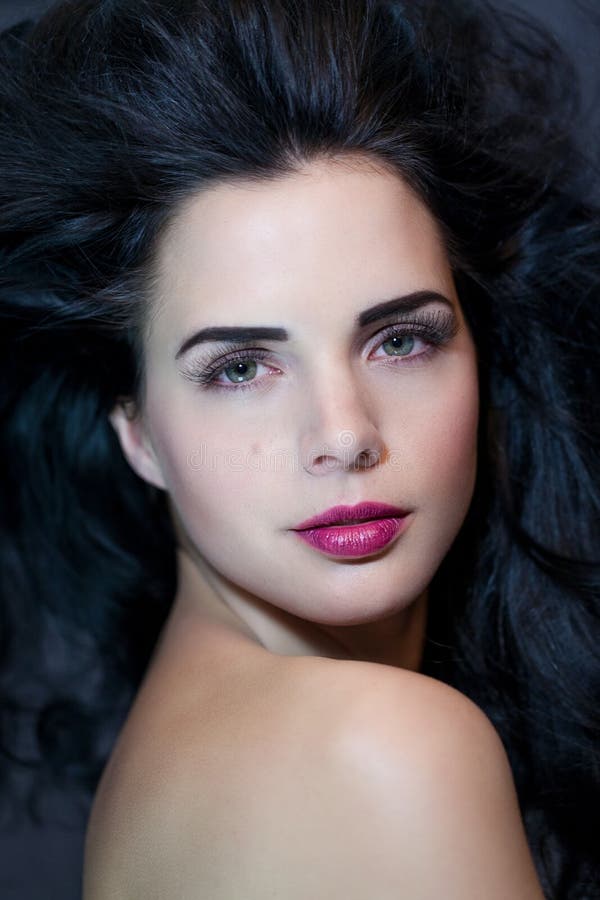 Beautiful woman with a gentle serene expression stock images Beautiful woman with a gentle serene expression stock images