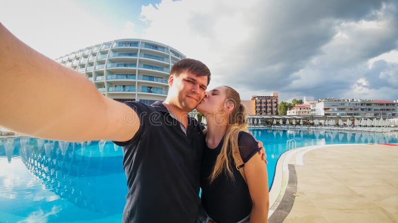 Girls Kissing In Pools