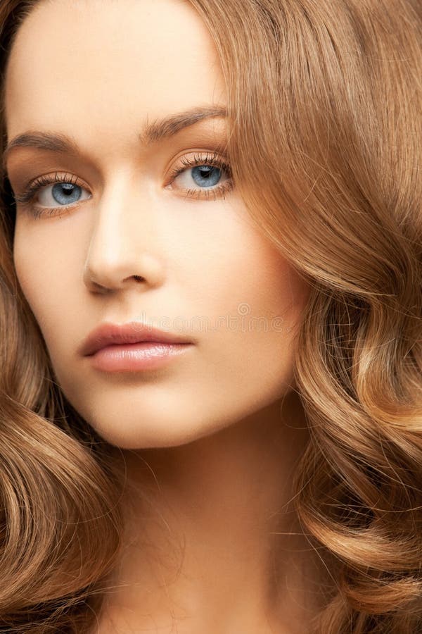 Beautiful Woman with Long Hair Stock Image - Image of charming, health