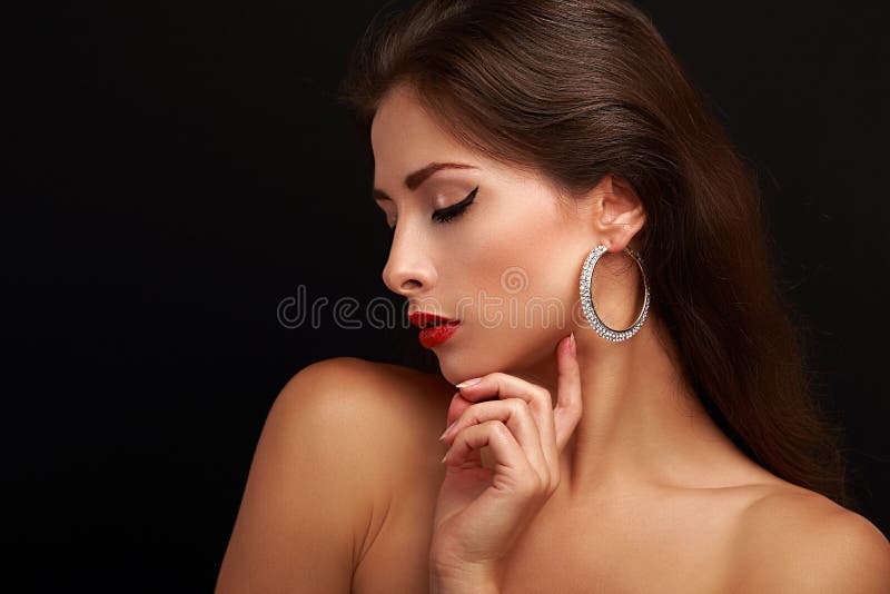 Woman Face Profile Stock Photos and Images - 123RF