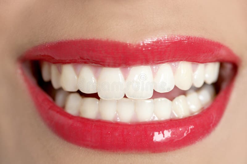 Beautiful Woman Perfect Teeth Smile Stock Photo Image Of Happiness