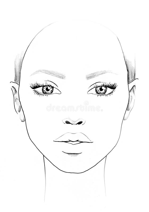 Printable Face Charts For Makeup Artists