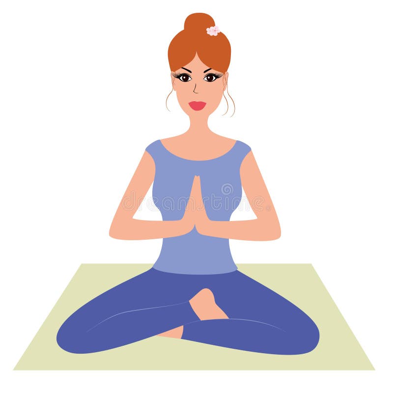 Namaste Woman Stock Illustrations – 2,011 Namaste Woman Stock ...