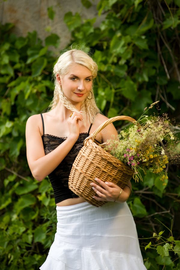 Beautiful Woman Relaxing Outdoor Stock Image Image Of Carefree Outdoor 10450833