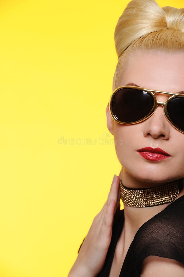 Beautiful Woman in Sunglasses Stock Photo - Image of adult, lovely ...