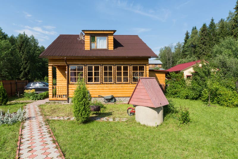 Russian Wooden House stock photo. Image of alexandrowka - 2383168