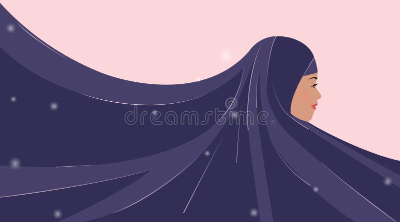 Premium Vector  Young muslim woman wearing hijab taking photo with camera aesthetic  profile