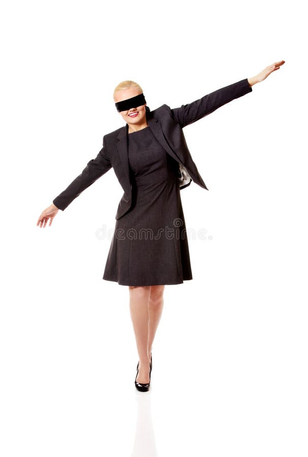 Young Woman Wearing Black Blindfold Isolated On Grey Stock Photo, Picture  and Royalty Free Image. Image 114818746.