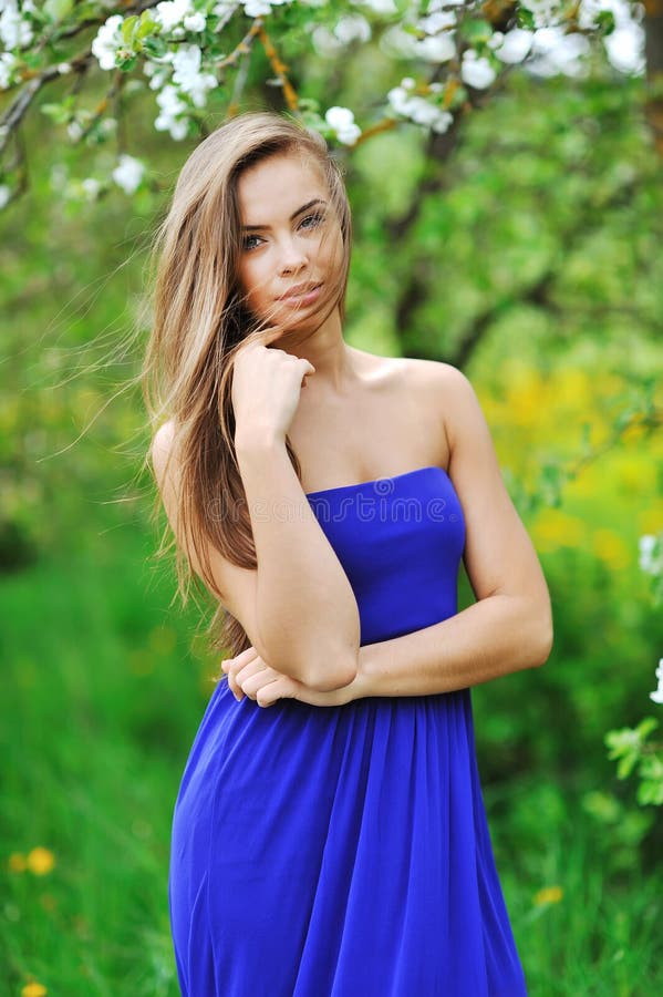 Beautiful Model with Long Hair Stock Photo - Image of attractive, long ...