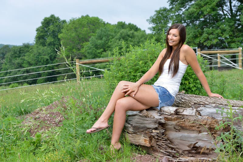 Country Booty Shorts In Public