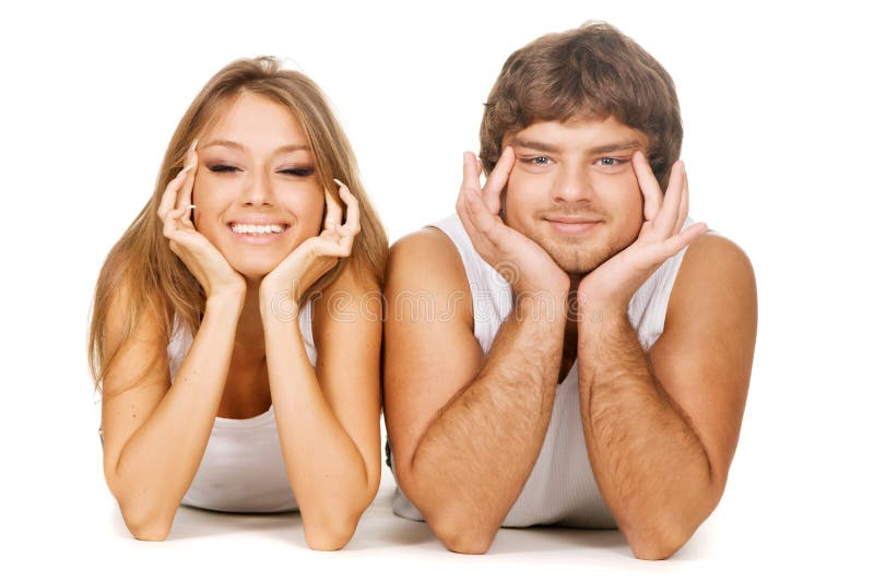 Beautiful young couple stock photography Beautiful young couple stock photography