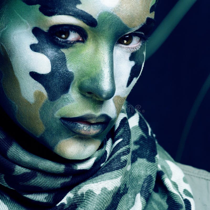 1,500+ Camo Face Paint Stock Photos, Pictures & Royalty-Free
