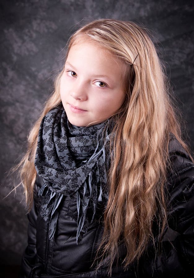 Beautiful young girl royalty free stock photos