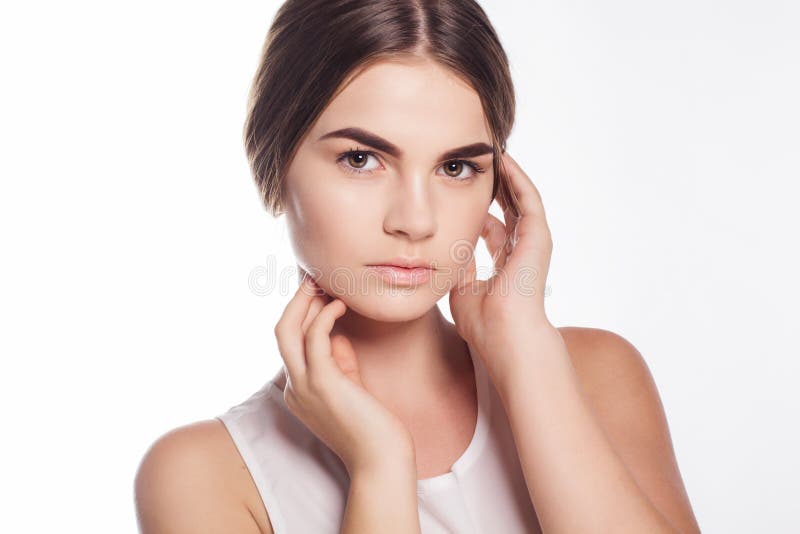 Beautiful Young Girl With Smooth Skin Tone Stock Photo Beautiful Young Girl With Smooth Skin Tone Stock Photo