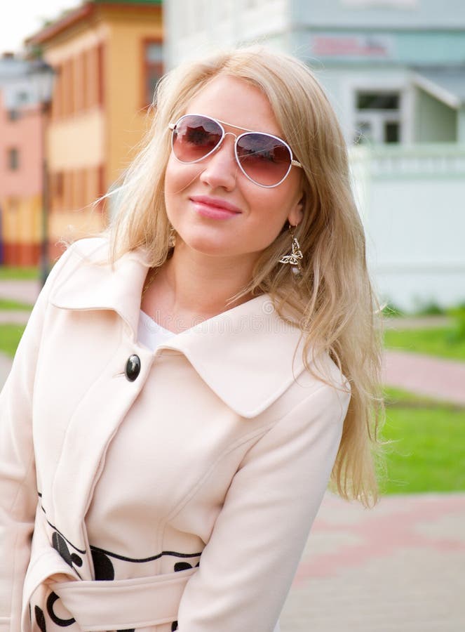 Beautiful young lady. stock photo. Image of white, bright 14835640