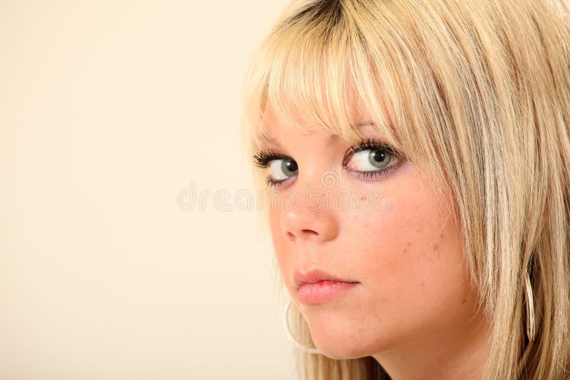 Beautiful Young Woman stock photos