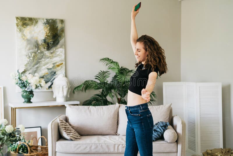 Beautiful Girls Dancing At Home