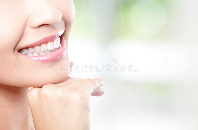 Beautiful young woman teeth close up stock photography Beautiful young woman teeth close up stock photography