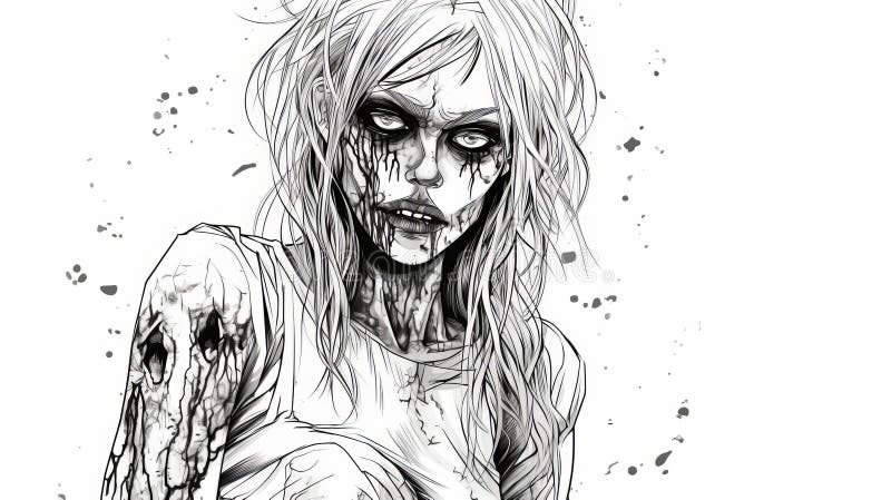 Zombie Female White Adult Zombie Female White Adult