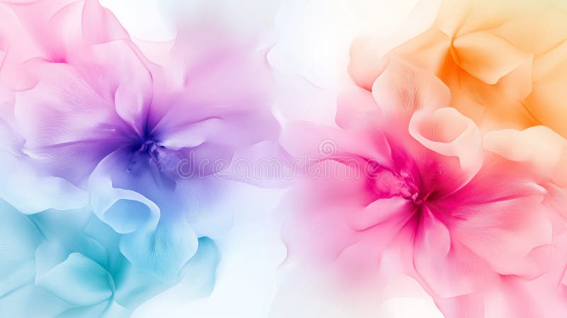 A Beautifully Colorful Abstract Floral Background Design for Your Projects royalty free stock photography