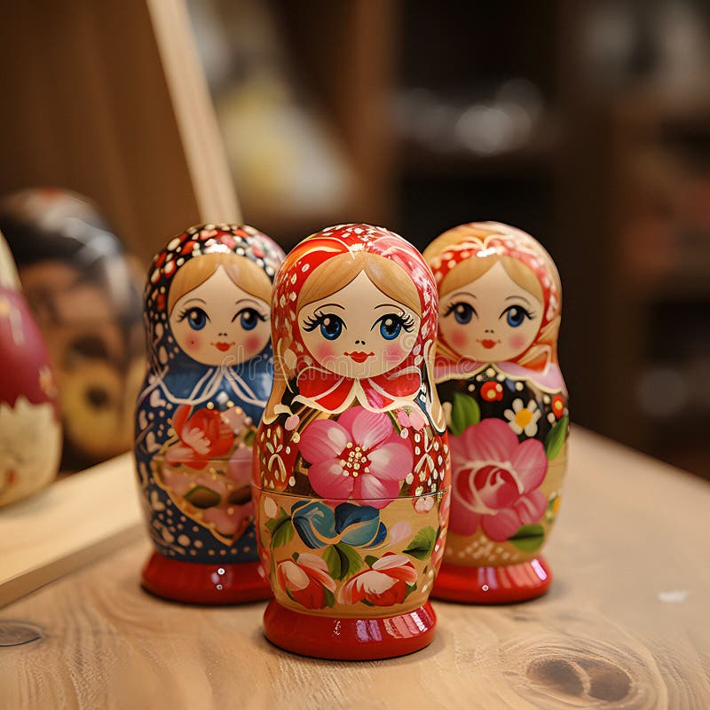 Stunning AI-Generated Matryoshka Dolls. Generative Ai Stock ...