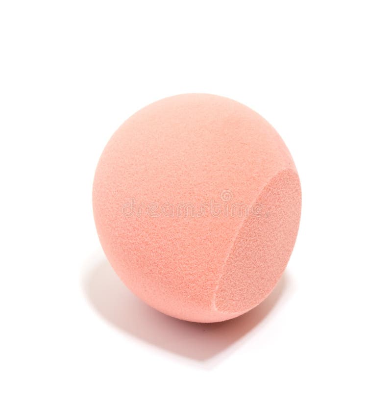 Beauty Blender On White Background For Cosmetics Stock ...