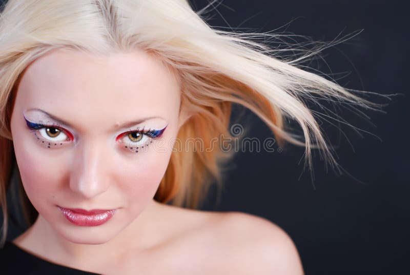 Beauty blond stock photo. Image of looking, eyes, caucasian - 5521770