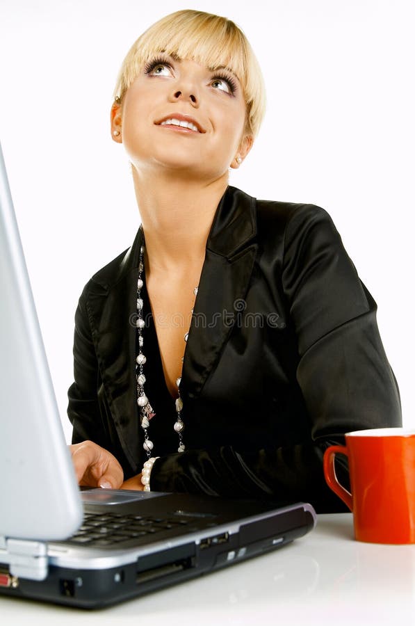 Beauty Business 3 stock photo. Image of adult, laptop, blond - 837252