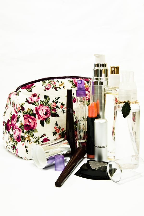 Cosmetic of Beautiful Color for Women Stock Photo Image of container