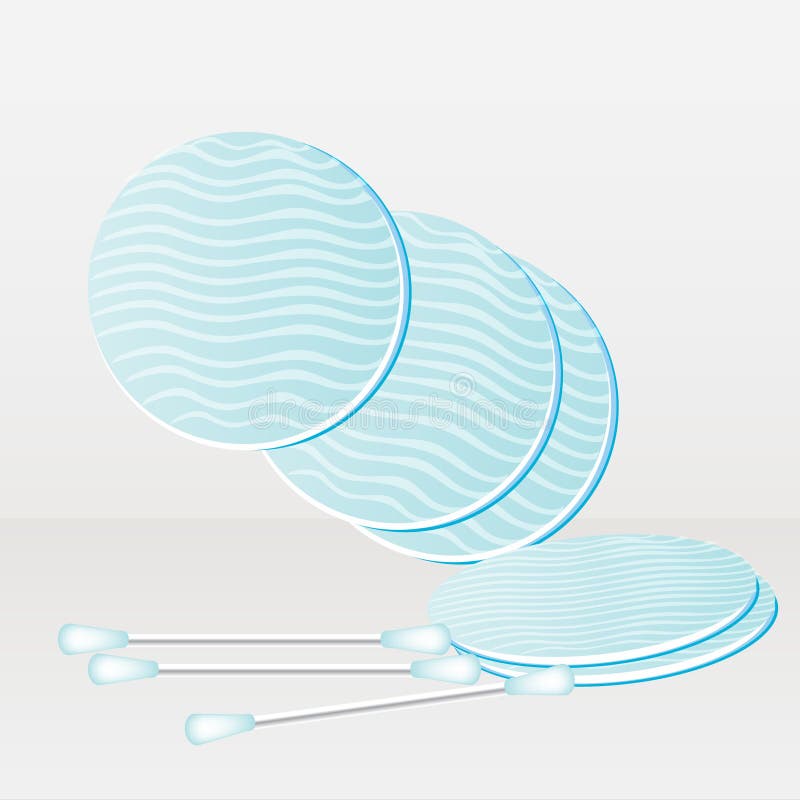 Beauty cotton pads stock vector. Illustration of beauty 21317472