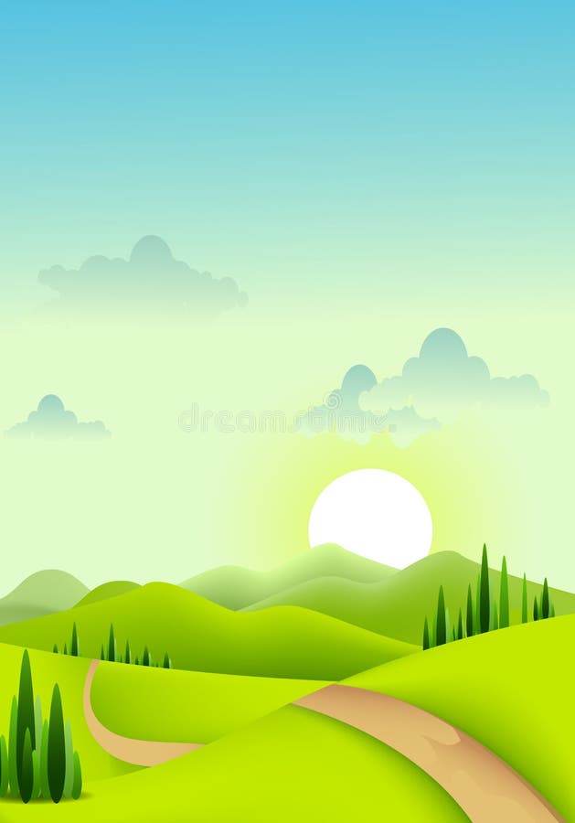 Beauty green landscape