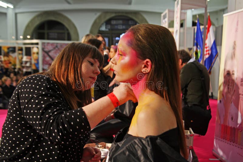 Beauty & Hair Expo 2019,Zagreb,7 Editorial Stock Photo Image of