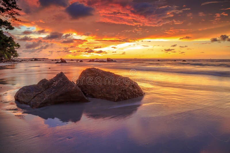 The beauty of Kiamsam beach is unparalleled, the island of Labuan.