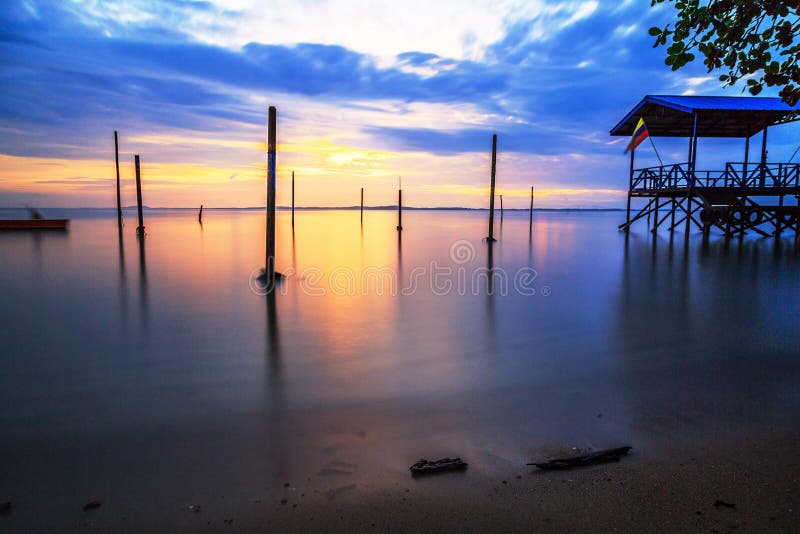 The beauty of Kiamsam beach is unparalleled, the island of Labuan.