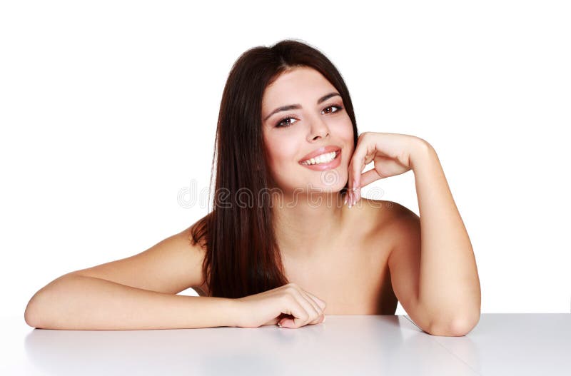 Beauty model portrait royalty free stock photography