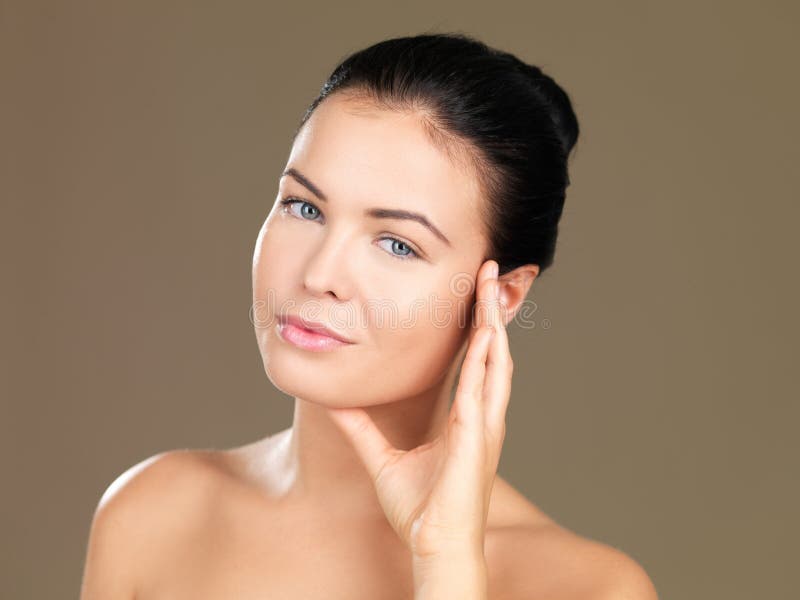 Download Beauty On Natural Background Stock Image - Image of clean, close: 16887781