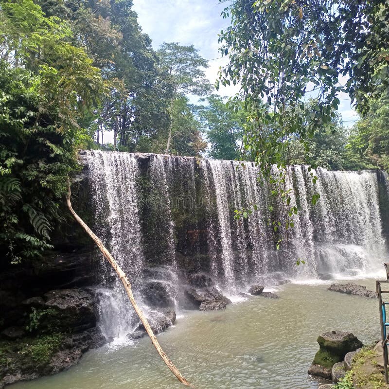 The Beauty of Natural Waterfalls Stock