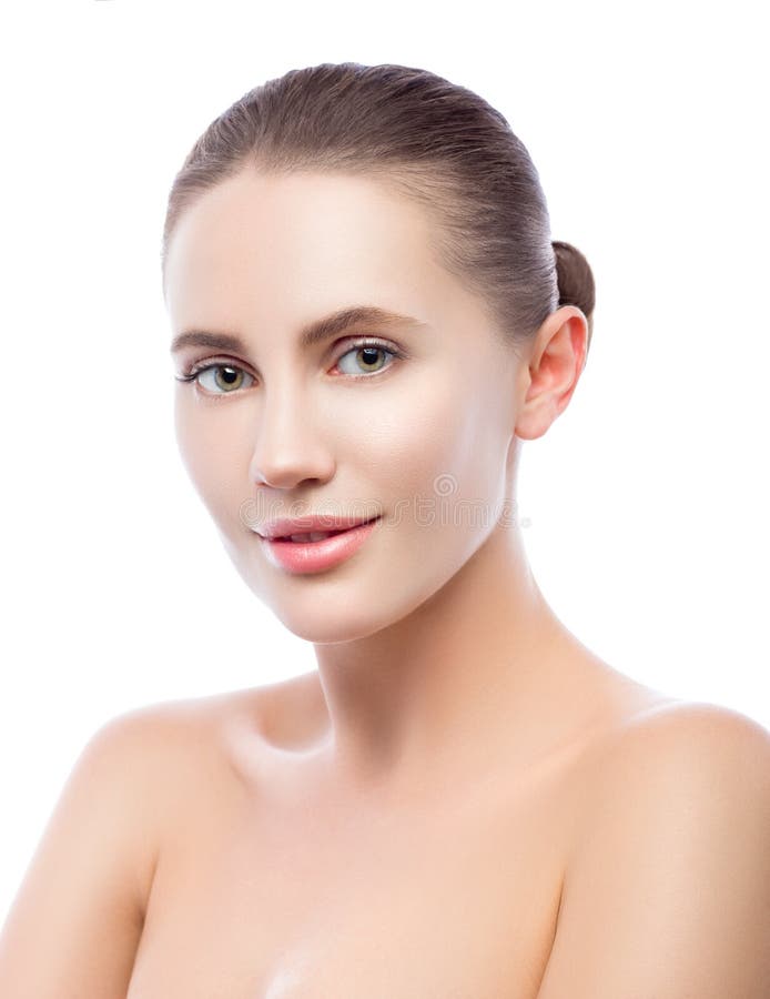 Beauty portrait of beautiful young woman with perfect clean skin. SPA therapy stock photo Beauty portrait of beautiful young woman with perfect clean skin. SPA therapy stock photo