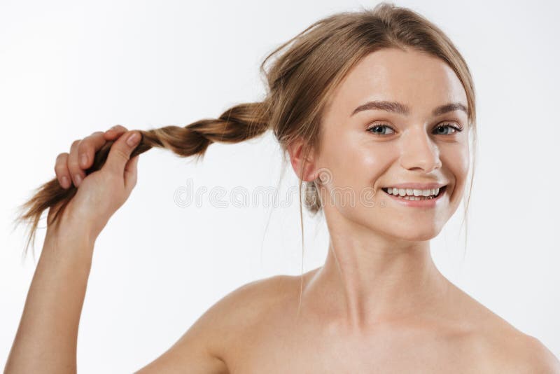 Naked Women White Braid