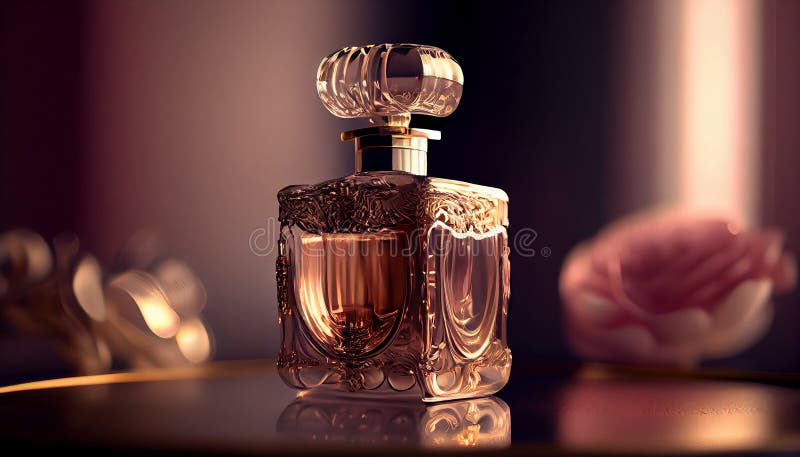 Premium Free ai Images  professional photography of luxury perfume square  bottle surrounding coconut no label clear mockup