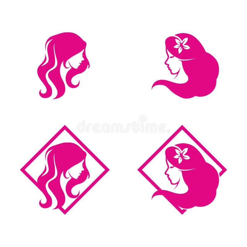 Beauty Salon Logo Vector Icon Design Template Vector Stock Illustration Beauty Salon Logo Vector Icon Design Template Vector Stock Illustration