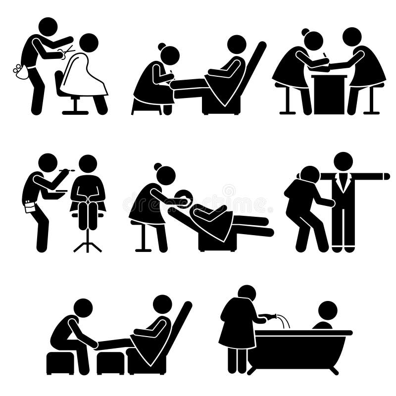 Beauty Salon Makeup Artist Spa Services Job Clipart vector illustration Beauty Salon Makeup Artist Spa Services Job Clipart vector illustration