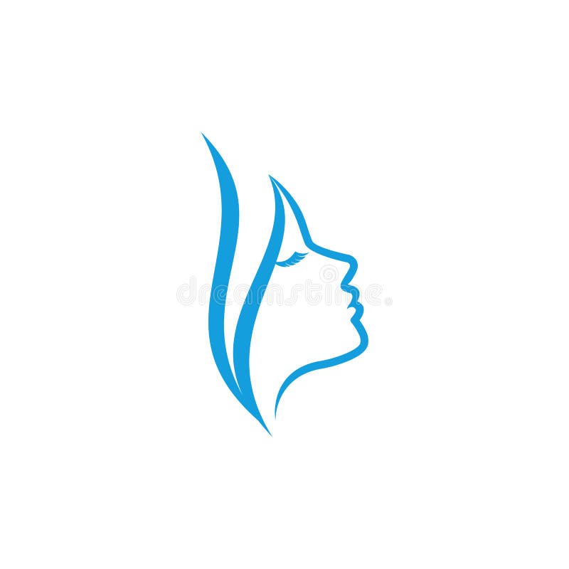 Beauty Salon and Spa Logo Design Template Woman Silhouette Logo Beauty Salon and Spa Logo Design Template Woman Silhouette Logo