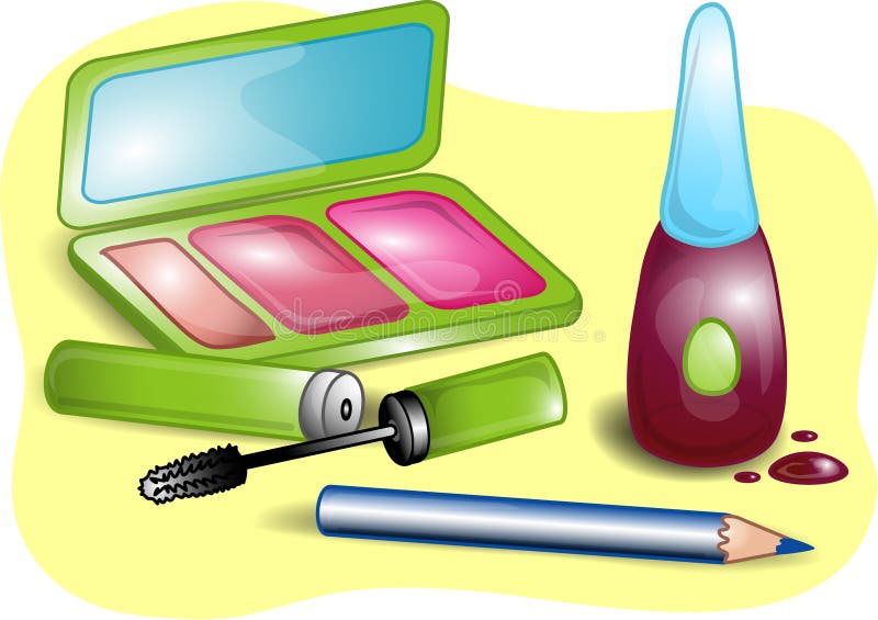 Beauty set illustration