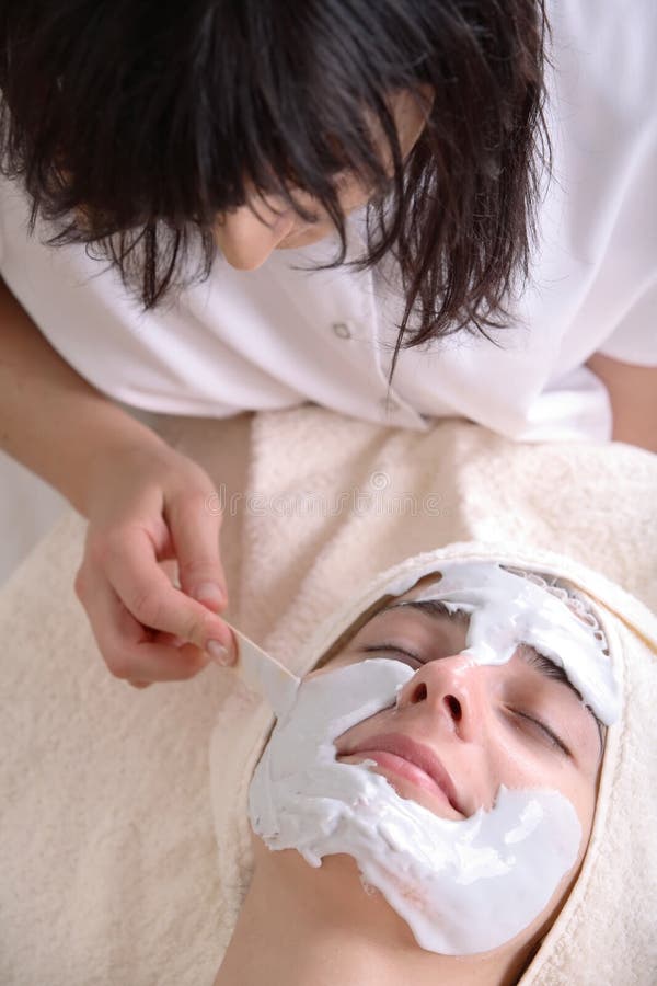 Beauty Treatment Facial royalty free stock photo Beauty Treatment Facial royalty free stock photo