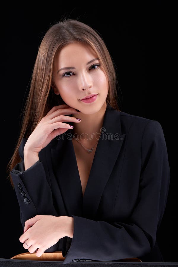 Closeup Of Sensual Woman Looking At Copy Space Stock Image Image Of Elegance Gorgeous 28014087