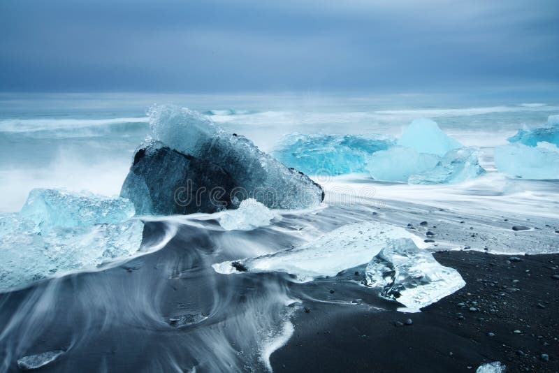 Beauté d'île de l'Islande, paysage dramatique images stock Beauté d'île de l'Islande, paysage dramatique images stock