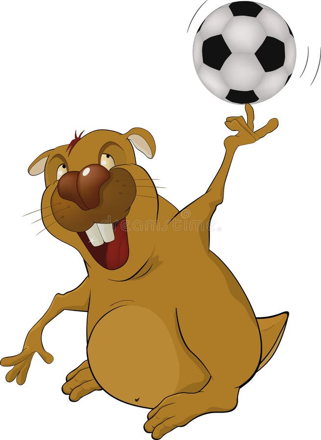 The beaver the soccer player