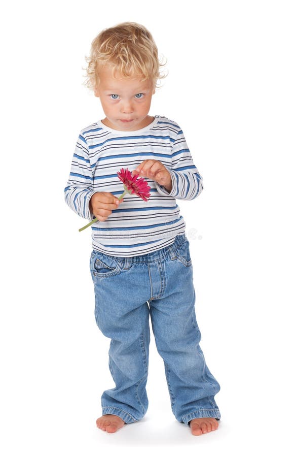 Pequeño Bebé Con El Pelo Rizado Y Ojos Azules Sonriendo Fotos, retratos,  imágenes y fotografía de archivo libres de derecho. Image 45676196