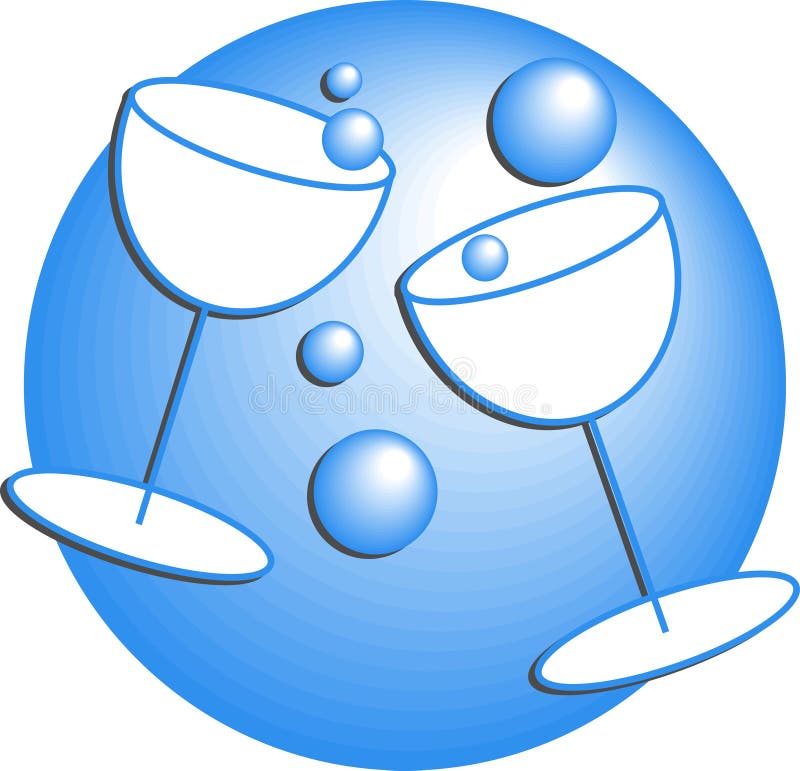 Bebidas do partido ilustração do vetor Bebidas do partido ilustração do vetor